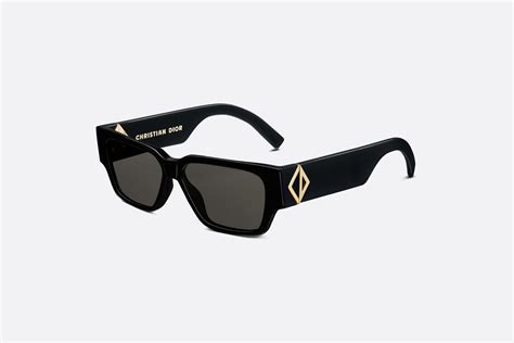 CD Diamond S5I Black Square Sunglasses .